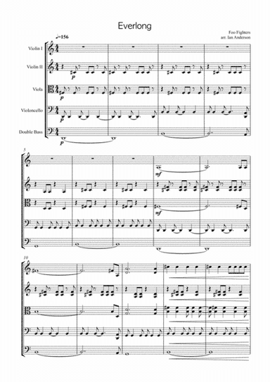Everlong (arr. Ian Anderson)