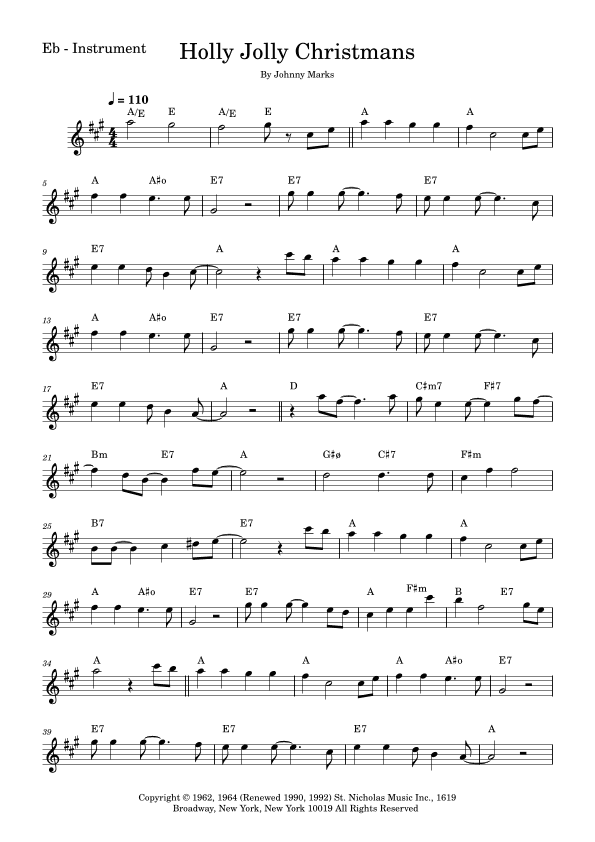A Holly Jolly Christmas (arr. Fabio Eduardo de Oliveira)