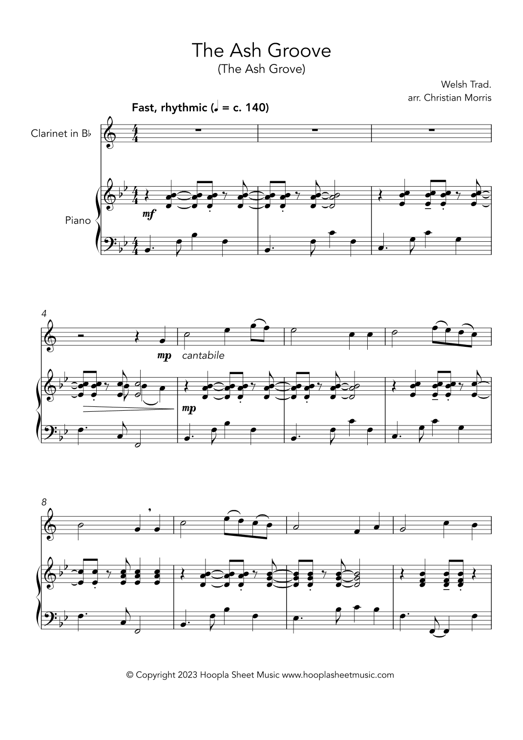 The Ash Groove (The Ash Grove) (arr. Christian Morris)