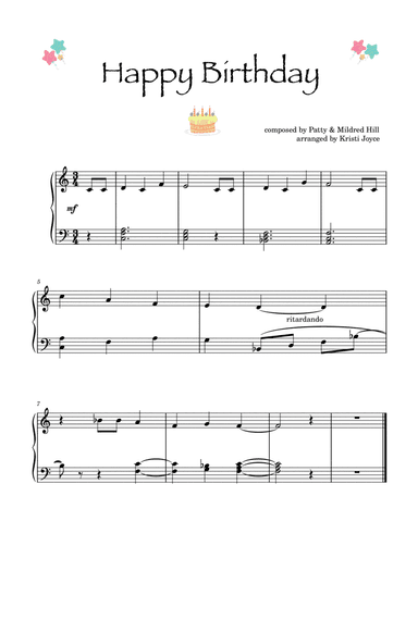 Happy Birthday (arr. Kristi Joyce)