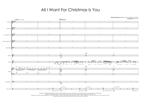All I Want For Christmas Is You (arr. Matt Amy)