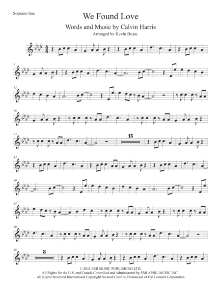 We Found Love (arr. Kevin Busse)