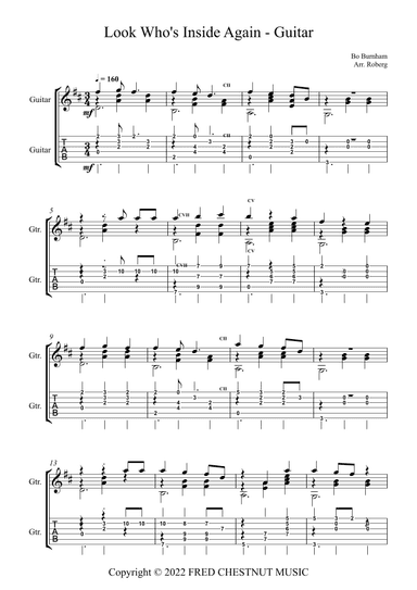 Look Who's Inside Again (arr. Jackson Roberg)