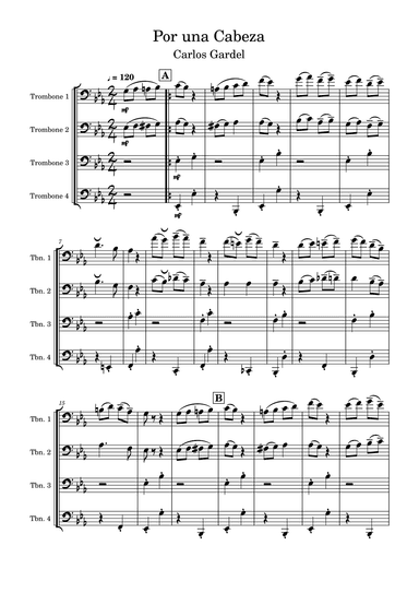 Por Una Cabeza (arr. shof405)