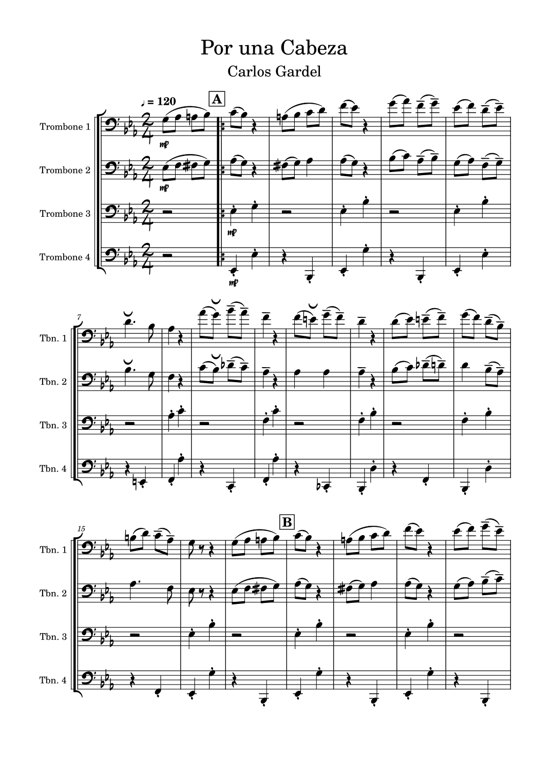 Por Una Cabeza (arr. shof405)