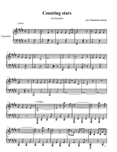 Counting Stars (arr. Nazareno Aversa)