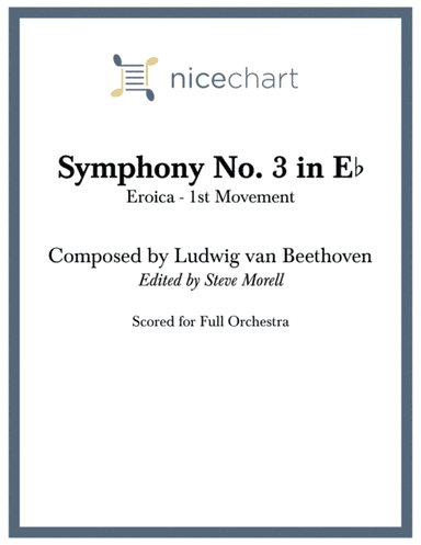 Symphony No. 3 in E-flat, 1st Movement (Eroica) - Score & Parts (arr. Steve Morell)