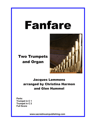 Fanfare in D Jacques Lemmens for Two Trumpets and Organ (arr. Christina Harmon, Glen Hummel)