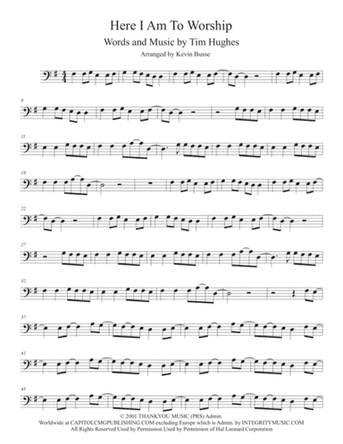 Here I Am To Worship (arr. Kevin Busse)