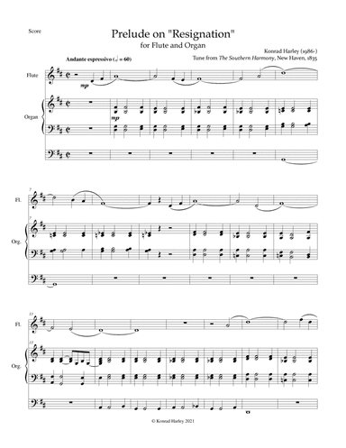 Prelude on "Resignation"