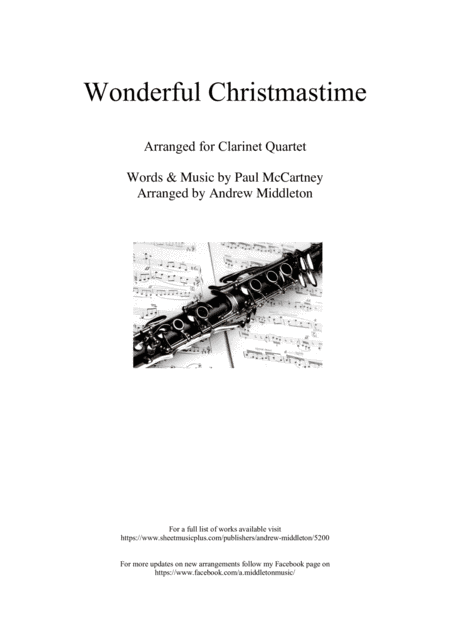 Wonderful Christmastime (arr. Andrew Middleton)