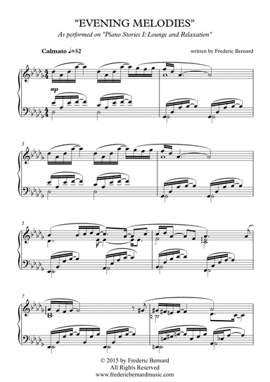 Evening Melodies (Calm and Relaxing Piano Solo)