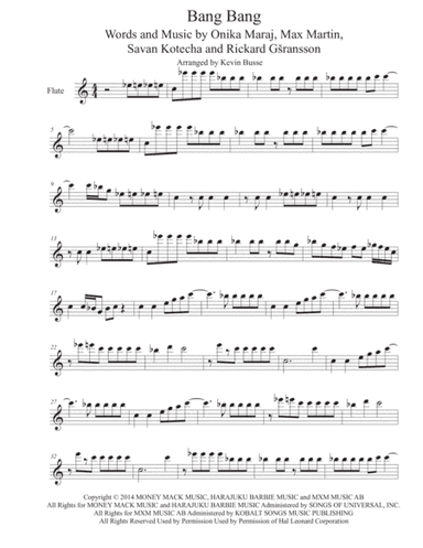 Bang Bang (arr. Kevin Busse)