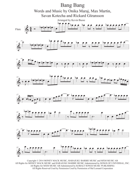Bang Bang (arr. Kevin Busse)