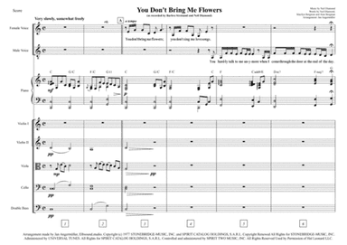 You Don't Bring Me Flowers (arr. Jan Angermüller)