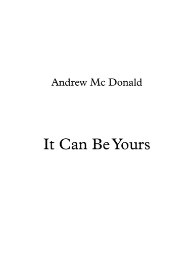 It Can Be Yours