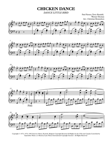 The Chicken Dance (arr. Christian Bennedsen)