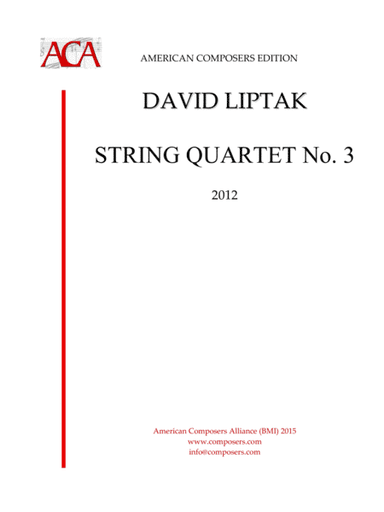 [Liptak] String Quartet No. 3