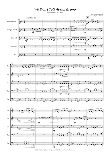 We Don't Talk About Bruno (arr. Robert Newth)