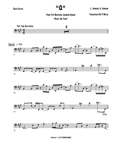 Q (arr. Accubass)
