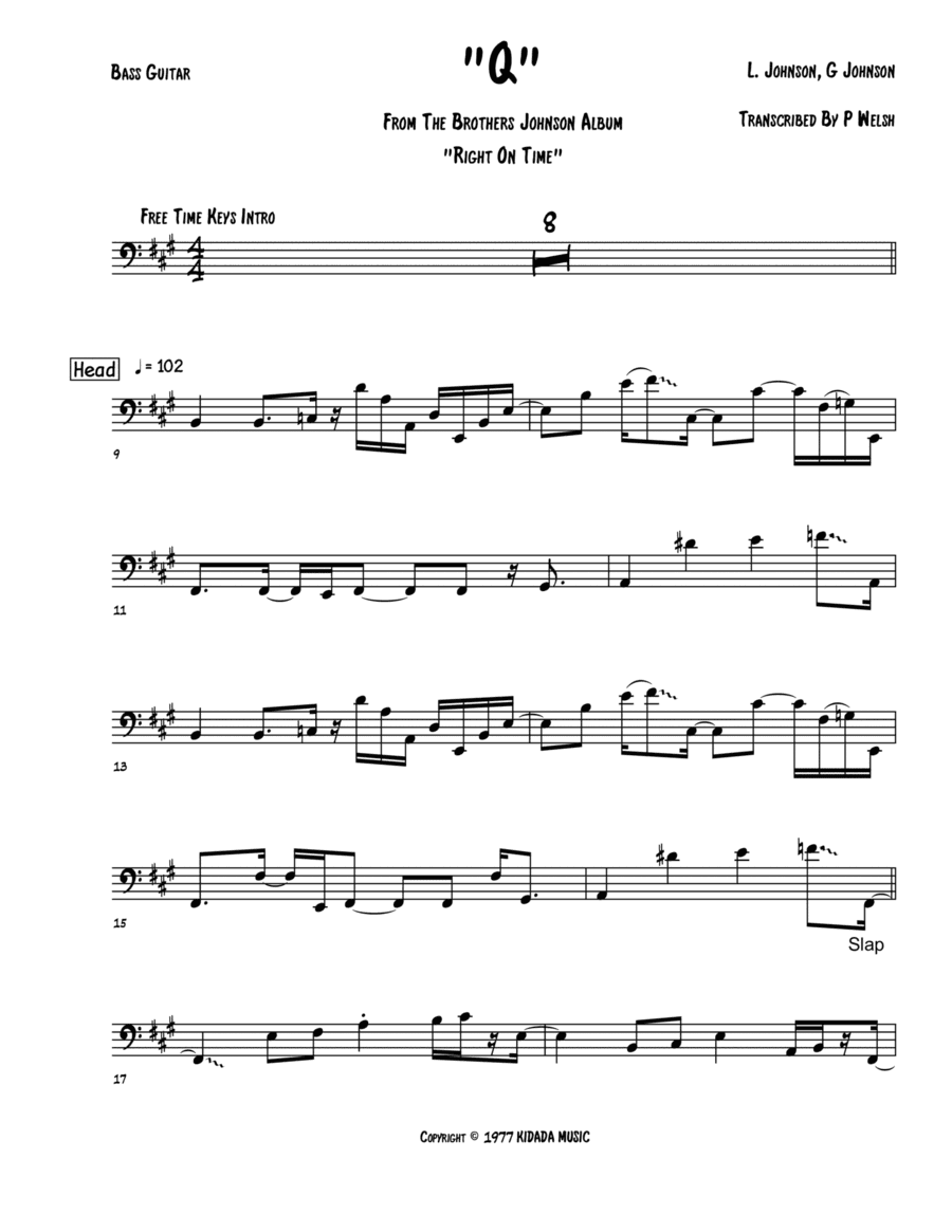 Q (arr. Accubass)