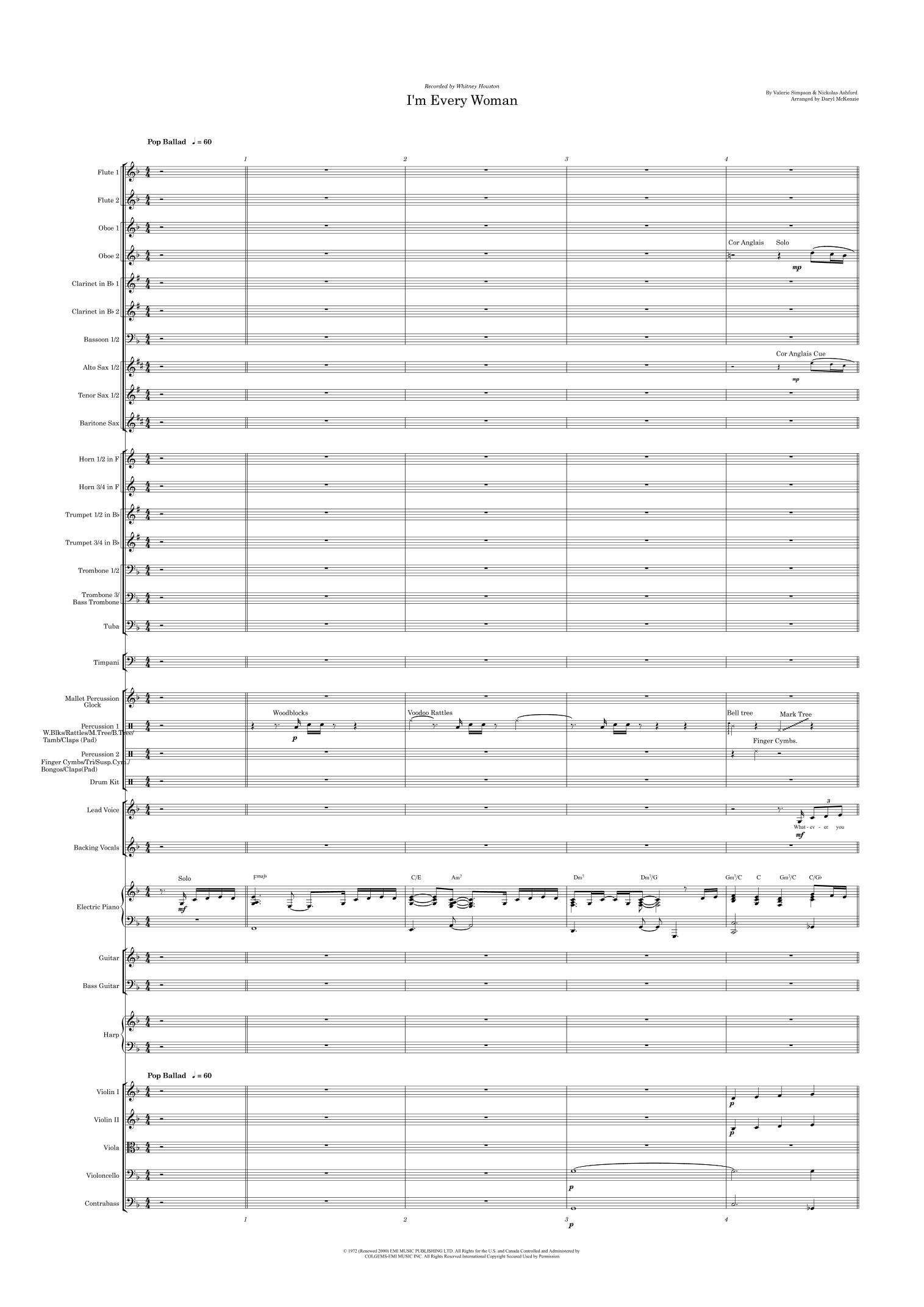 I'm Every Woman (arr. Daryl McKenzie)