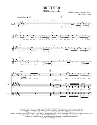 Brother (arr. Brandi Cook)