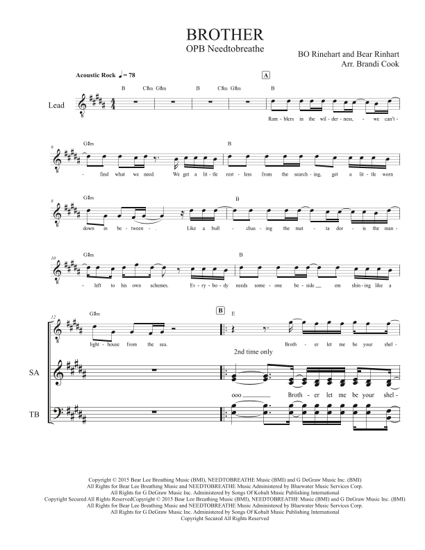 Brother (arr. Brandi Cook)