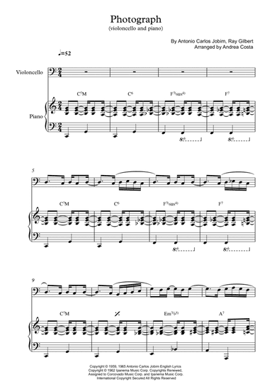 Photograph (arr. Andrea Costa)