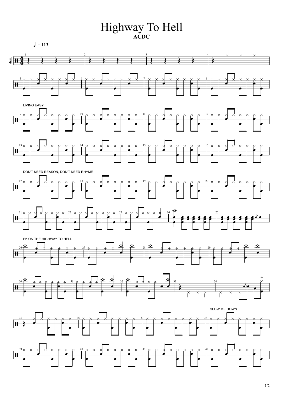 Highway To Hell (arr. Cyril Mayer)