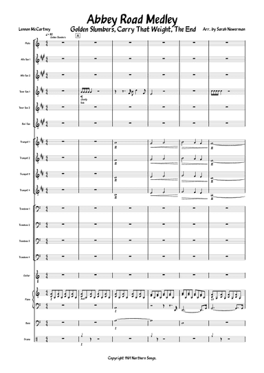 Golden Slumbers/carry That Weight/the End (arr. Newerman)