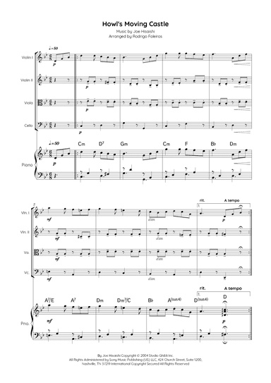 Howl's Moving Castle (arr. Rodrigo Faleiros)