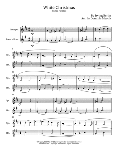 White Christmas (arr. Dominic Meccia)