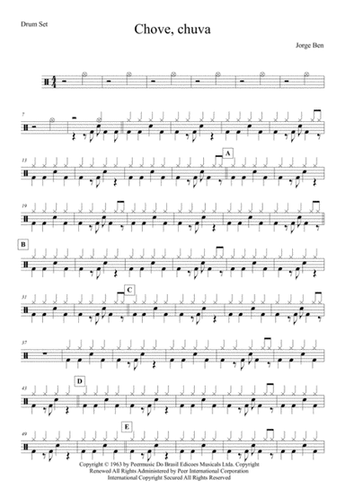 The Constant Rain (chove Chuva) (arr. Anderson Quevedo)