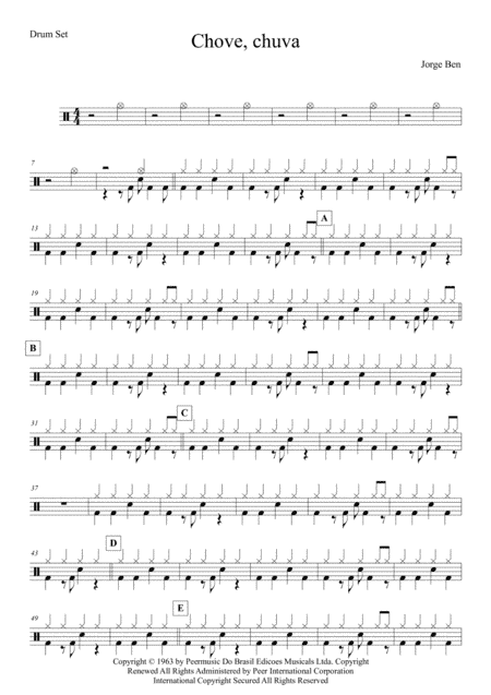 The Constant Rain (chove Chuva) (arr. Anderson Quevedo)