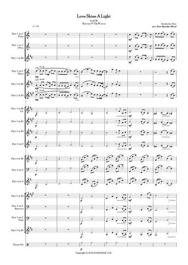 Love Shine A Light (arr. Tom Rundle-Wood)