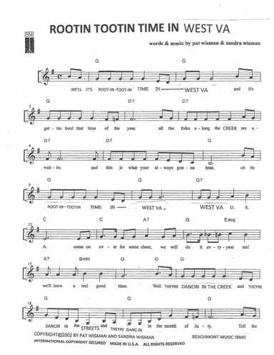 ROOTIN TOOTIN TIME IN WEST VA