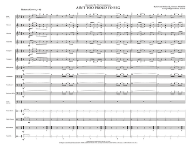 Ain't Too Proud To Beg (arr. Jonathan L Nelson)