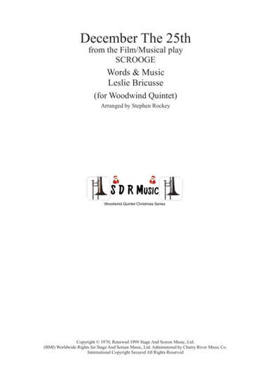 December The 25th (arr. Arranged by Stephen Rockey)