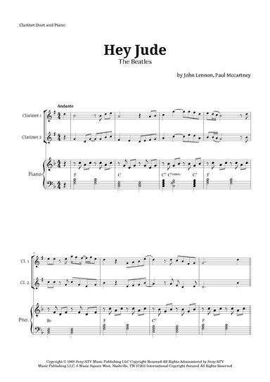 Hey Jude (arr. Langanho)
