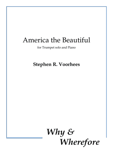 America the Beautiful (arr. Stephen R. Voorhees)