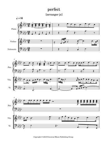 Perfect (arr. julio cesar)