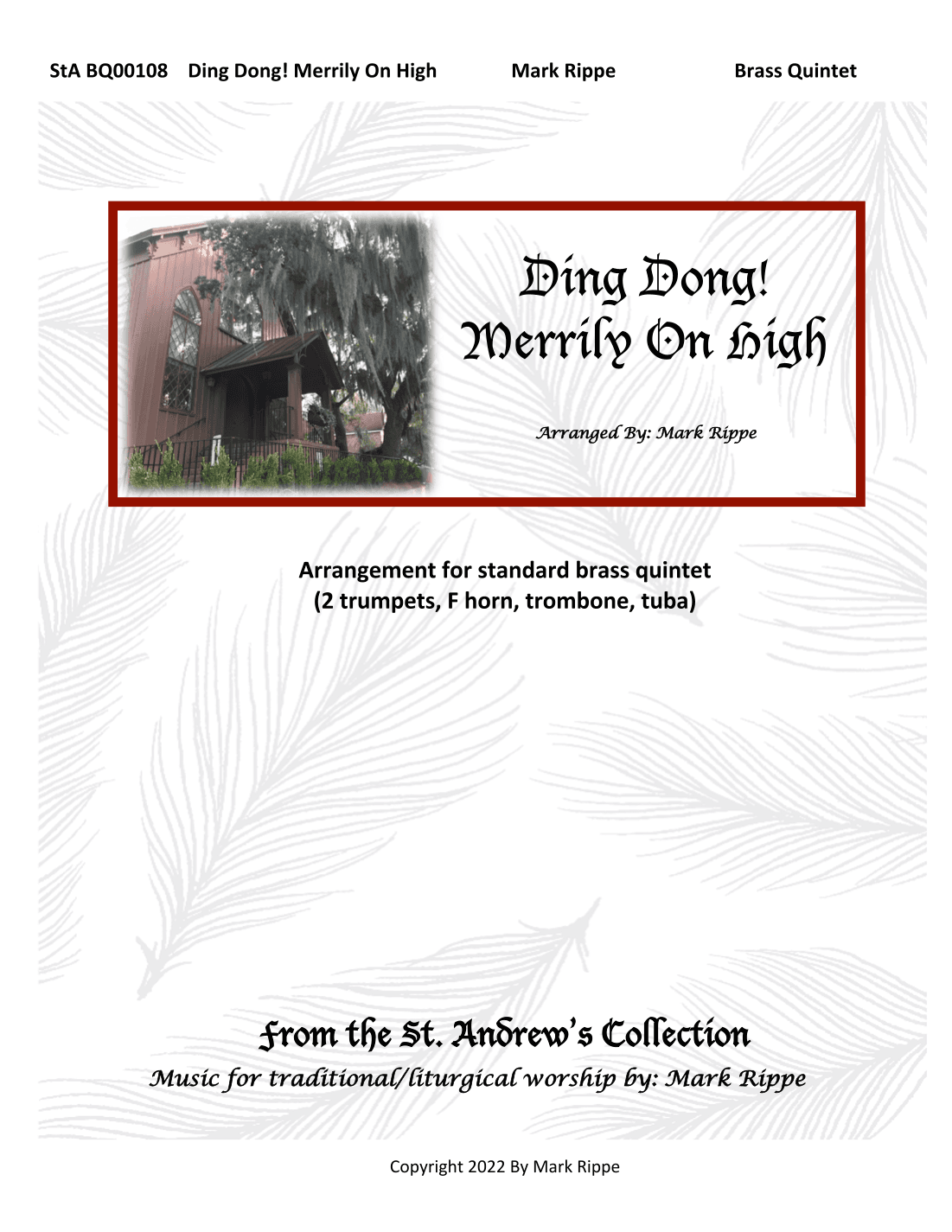 Ding Dong! Merrily On High (StA BQ00108) (arr. Mark Rippe)