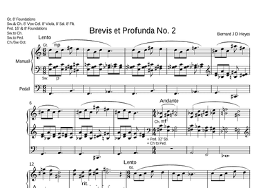Brevis et Profunda No. 2