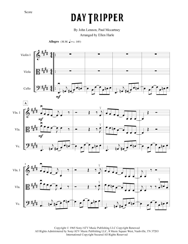 Day Tripper (arr. Ellen Harle)