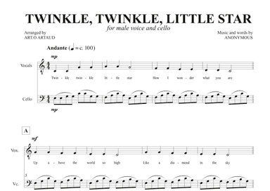 Twinkle Twinkle Little Star (arr. Art.o Artaud)