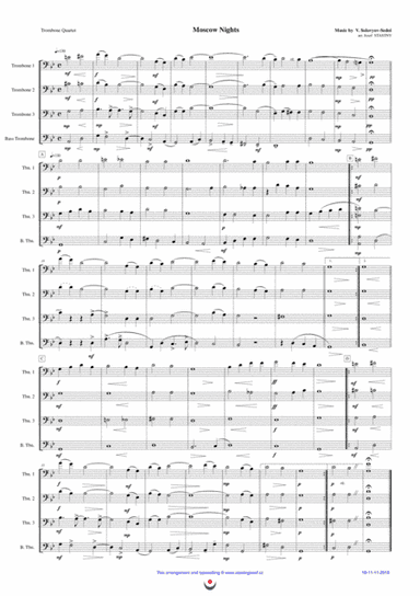 Moscow Nights (arr. Josef Štastný)