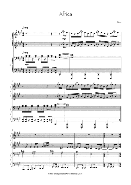 Africa (arr. David Frankel)