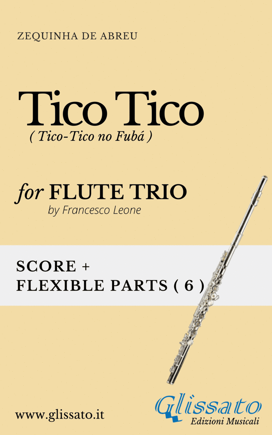 Tico Tico - flexible Flute Trio score & parts (arr. Francesco Leone)