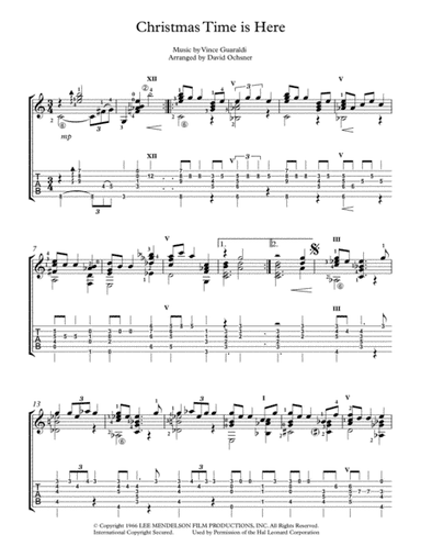 Christmas Time Is Here (arr. David Ochsner)